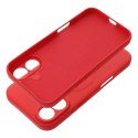 Etui na iPhone 16 Silicone Mag Cover zgodne z MagSafe (camera protection) czerwone