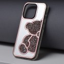 Etui na iPhone 16 Teddy Bear różowe