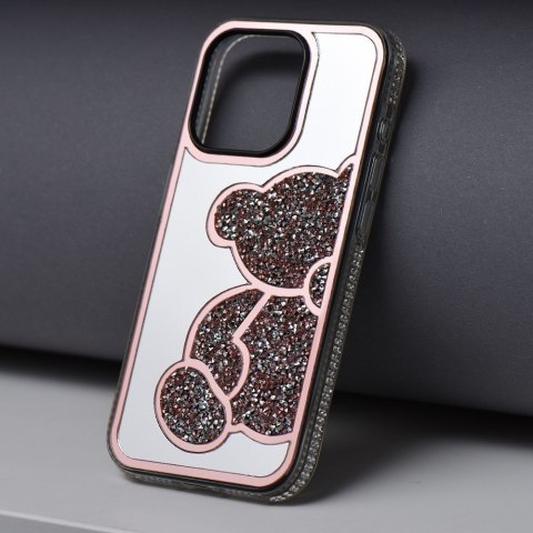 Etui na iPhone 16 Teddy Bear różowe