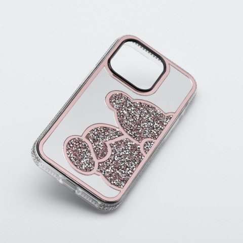Etui na iPhone 16 Teddy Bear różowe