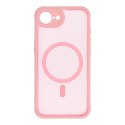 Etui na iPhone 16e (SE 4 2025) / 17e Full Matte Mag Cover zgodne z MagSafe jasnoróżowy