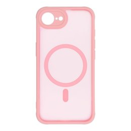Etui na iPhone 16e (SE 4 2025) / 17e Full Matte Mag Cover zgodne z MagSafe jasnoróżowy