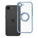 Etui na iPhone 16e (SE 4 2025) / 17e Glam niebieskie
