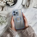 Etui na iPhone 16e (SE 4 2025) / 17e Glam niebieskie
