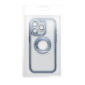 Etui na iPhone 16e (SE 4 2025) / 17e Glam niebieskie