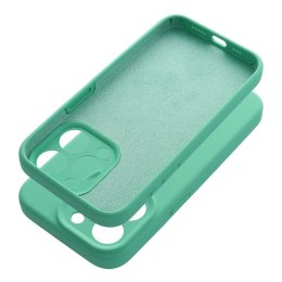 Etui na iPhone 16e (SE 4 2025) / 17e Silicone 2mm (camera protection) miętowe