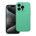 Etui na iPhone 16e (SE 4 2025) / 17e Silicone 2mm (camera protection) miętowe
