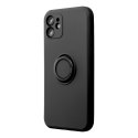 Etui na iPhone 16e (SE 4 2025) / 17e Silicone Ring czarne