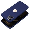 Etui na iPhone 16e (SE 4 2025) / 17e Soft ciemnoniebieskie
