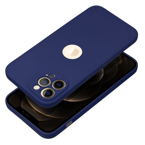 Etui na iPhone 16e (SE 4 2025) / 17e Soft ciemnoniebieskie