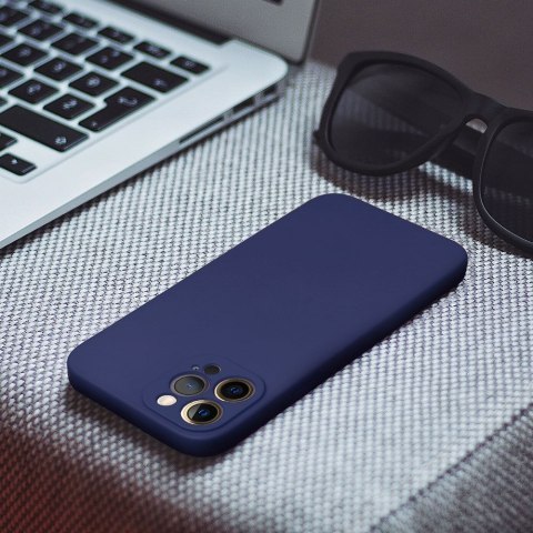 Etui na iPhone 16e (SE 4 2025) / 17e Soft ciemnoniebieskie