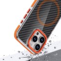 Etui na iPhone 16e (SE4 2025) / 17e Fiber zgodne z MagSafe pomarańczowe