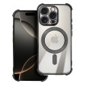 Etui na iPhone 17 AIR Antishock Electro zgodne z MagSafe czarne