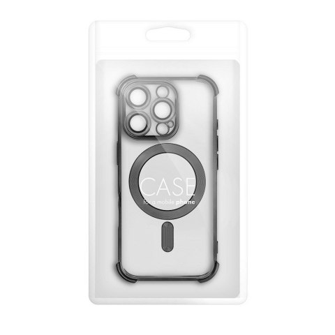 Etui na iPhone 17 AIR Antishock Electro zgodne z MagSafe czarne