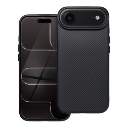 Etui na iPhone 17 AIR Carbon Elite Mag Cover zgodne z MagSafe czarne