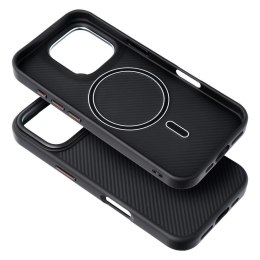 Etui na iPhone 17 AIR Carbon Elite Mag Cover zgodne z MagSafe czarne
