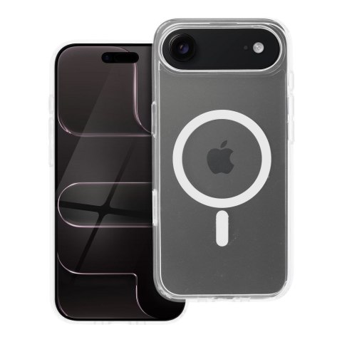 Etui na iPhone 17 AIR Clear Mag Cover Elite (Str / NIEŻÓŁKNĄCY / Camera Control Button) zgodne z MagSafe transparentne