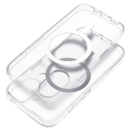 Etui na iPhone 17 AIR Clear Mag Cover Elite (Str / NIEŻÓŁKNĄCY / Camera Control Button) zgodne z MagSafe transparentne