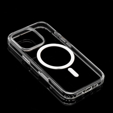 Etui na iPhone 17 AIR Clear Mag Cover Elite (Str / NIEŻÓŁKNĄCY / Camera Control Button) zgodne z MagSafe transparentne