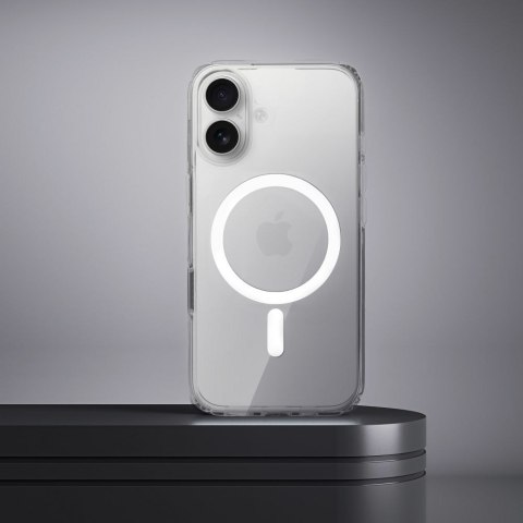 Etui na iPhone 17 AIR Clear Mag Cover Elite (Str / NIEŻÓŁKNĄCY / Camera Control Button) zgodne z MagSafe transparentne