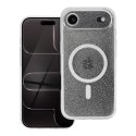 Etui na iPhone 17 AIR Clear Mag Cover - Glitter (Str / Camera Protection) zgodne z MagSafe transparent glitter