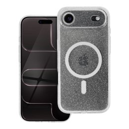 Etui na iPhone 17 AIR Clear Mag Cover - Glitter (Str / Camera Protection) zgodne z MagSafe transparent glitter