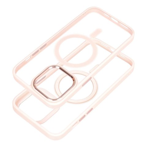 Etui na iPhone 17 AIR Color Edge Mag Cover zgodne z MagSafe różowe