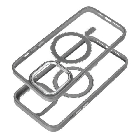 Etui na iPhone 17 AIR Color Edge Mag Cover zgodne z MagSafe tytanowe szare
