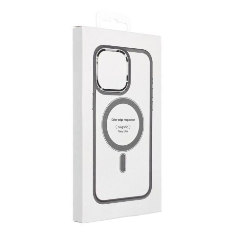 Etui na iPhone 17 AIR Color Edge Mag Cover zgodne z MagSafe tytanowe szare
