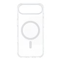 Etui na iPhone 17 AIR Drop Glue Colorful Ring Mag Cover zgodne z MagSafe białe