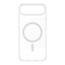 Etui na iPhone 17 AIR Drop Glue Colorful Ring Mag Cover zgodne z MagSafe białe