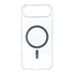 Etui na iPhone 17 AIR Drop Glue Colorful Ring Mag Cover zgodne z MagSafe szare