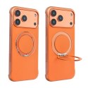 Etui na iPhone 17 AIR Edge Free zgodne z MagSafe pomarańczowe