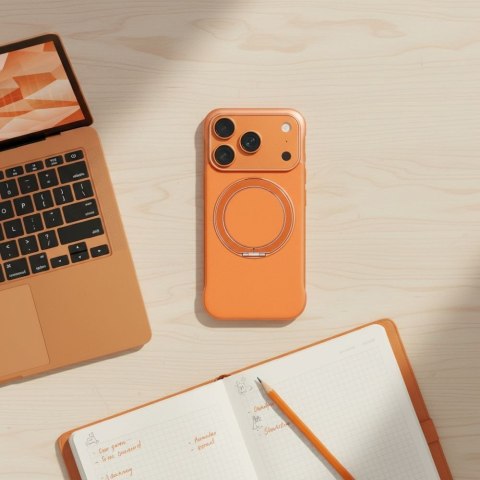 Etui na iPhone 17 AIR Edge Free zgodne z MagSafe pomarańczowe