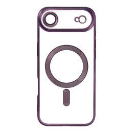 Etui na iPhone 17 AIR Electro Mag Cover zgodne z MagSafe fioletowy