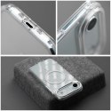 Etui na iPhone 17 AIR Frame Clear Hybrid Mag Cover zgodny z MagSafe transparentne