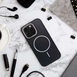 Etui na iPhone 17 AIR Frame Mag Cover zgodne z MagSafe czarne