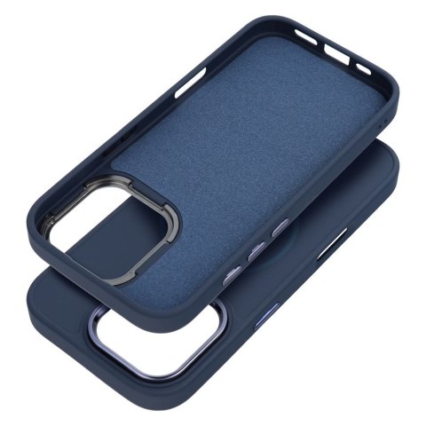 Etui na iPhone 17 AIR Frame Mag Cover zgodne z MagSafe granatowe