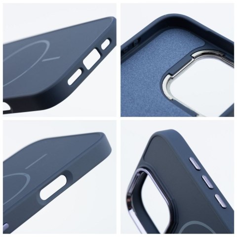 Etui na iPhone 17 AIR Frame Mag Cover zgodne z MagSafe granatowe