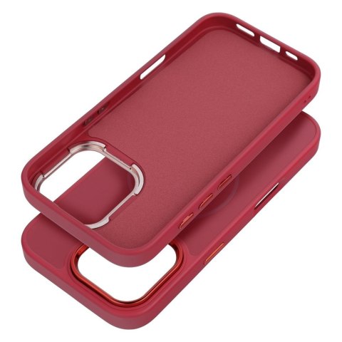Etui na iPhone 17 AIR Frame Mag Cover zgodne z MagSafe magenta