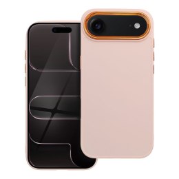 Etui na iPhone 17 AIR Frame pudrowy róż