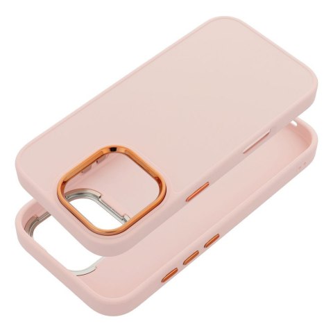 Etui na iPhone 17 AIR Frame pudrowy róż