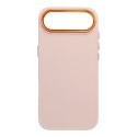 Etui na iPhone 17 AIR Frame pudrowy róż