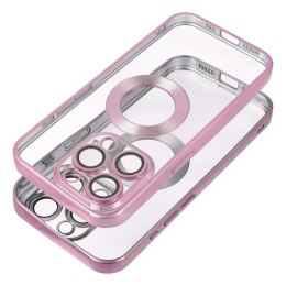 Etui na iPhone 17 AIR Glam pudrowy róż