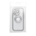 Etui na iPhone 17 AIR Glam srebrne