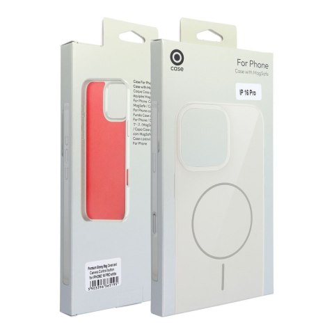 Etui na iPhone 17 AIR Glossy Mag Cover zgodny z MagSafe białe