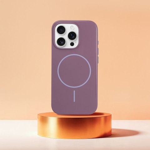 Etui na iPhone 17 AIR Glossy Mag Cover zgodny z MagSafe fioletowe
