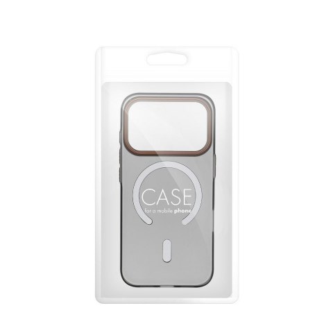 Etui na iPhone 17 AIR Go Orange zgodne z MagSafe czarne