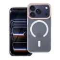 Etui na iPhone 17 AIR Go Orange zgodne z MagSafe transparentne
