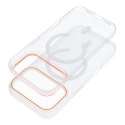 Etui na iPhone 17 AIR Go Orange zgodne z MagSafe transparentne